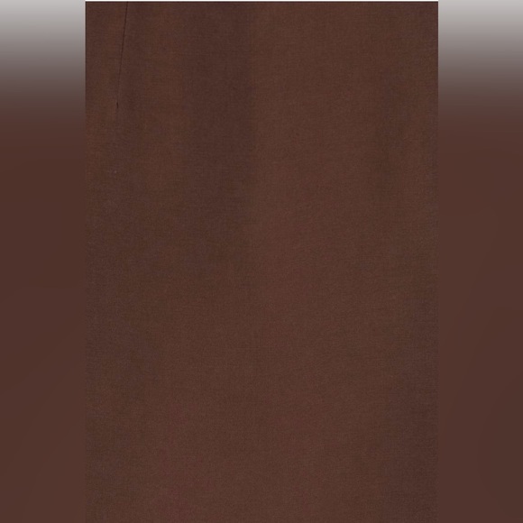 & Other Stories Oversized Midi Wrap Dress Brown Size 8 - Picture 5 of 5